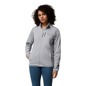 Columbia Womens/Ladies Hike Grid Full Zip Fleece Jacket / Gray
